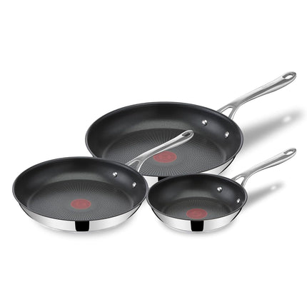 Tefal E304S344 Jamie Oliver Set x 3 Frying Pan, 20