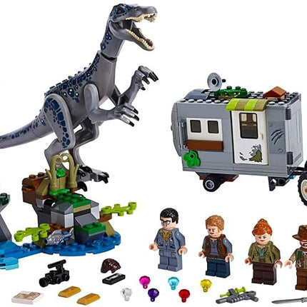 LEGO 75935 Jurassic World Enfrentamiento con el Baryonyx: La Caza del Tesoro, Set de Construcción con Dinosaurio y Buggy Todoterreno de Juguete