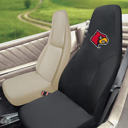 FANMATS - 14991 NCAA University of Louisville Cardinals Polyester Seat Cover,20"x48"