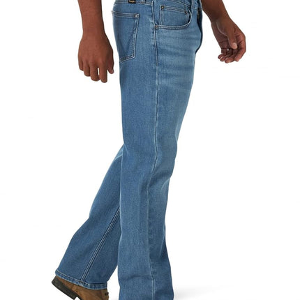 Wrangler Men's Free-to-Stretch Regular Fit Jean, Naval, 42W x 30L