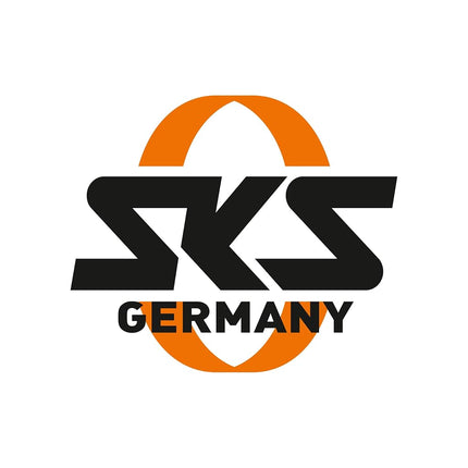 SKS GERMANY EDGE AL 46 SET mudguard set, bike accessories (aluminium mudguards, high stability, easy mounting, suitable for almost every frame, with ESC safety system), black