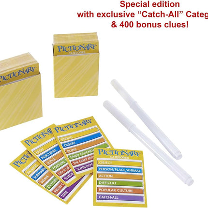 Mattel Games Pictionary Classic Board Game of Drawing & Guessing for Families & Game Night, Team Play with Unique Catch-All Category for Players 8+ Years