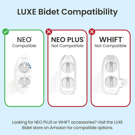 LUXE Bidet 7/8" x 7/8" x 1/2" Hybrid Metal & Plastic Cold Water T-Adapter for Bidets, Only Compatible with NEO Series Bidets Attachments