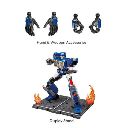 Blokees Figures - Transformers (Model Kit) 71183 - Classic Class(CC) 17-Movie8 Soundwave （Luminous Eyes & Chest）