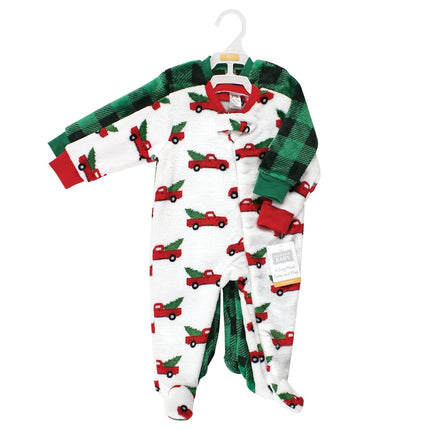 Hudson Baby Unisex Baby Plush Sleep and Play, Christmas Tree Truck, 3-6 Months, Christmas Tree Truck, 3-6 Months