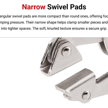 TEKTON 9 Inch Swivel Pad Locking Clamp | CLK11009