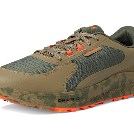 Under Armour Men's Charged Bandit Trail 3 Sneaker, (390) Marine Od Green/Bayou/Ares Red, 7