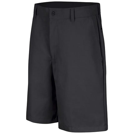 Red Kap Men's Plain Front Short, Black, 33x10