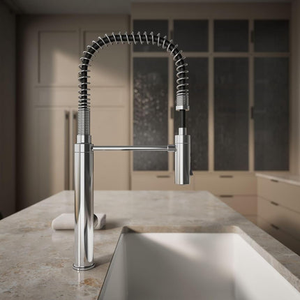 Kohler 24982-CP Purist Kitchen Sink Faucet, Polished Chrome