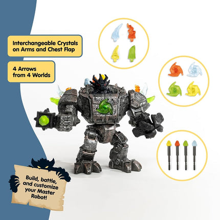 Schleich Eldrador - 20Pc Master Robot With Mini Creature - Kids 7+ | 42549