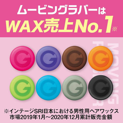 Gatsby Moving Rubber Hair Wax, Blue Cool Wet