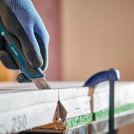 BOSCH H11-12100-1 18mm Snap-Off Utility Knife | Soft Grip, Slider Mechanism, and Integrated Blade Snap
