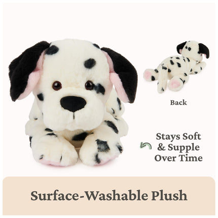 GUND Checkers Dalmatian Puppy Plush, Stuffed Animal Dog for Ages 1 and Up, White/Black, 14”
