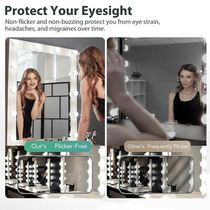 DEGNJU Led Bathroom Light Bulbs 60W Equivalent 5000K Daylight White 800 Lumens G25 Mirror Makeup Globe Lamp Round Shape 7 120V Non-Dimmable Pack of 10
