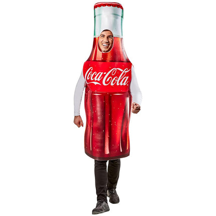 Rubie's Adult Coca Cola Bottle of Coke Costume Foam Tunic, As Shown, One Size, As Shown, One size