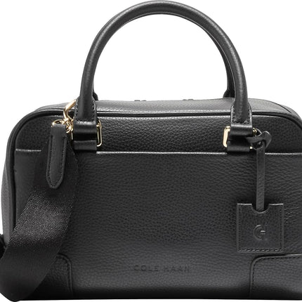 Cole Haan Beverly Small Satchel, Black, UNIT