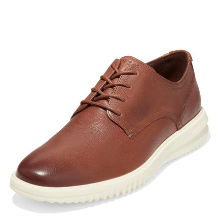Chaussures richelieu à bout droit Grand+ pour homme Cole Haan, cuir fauve/ivoire, 8.5-W US