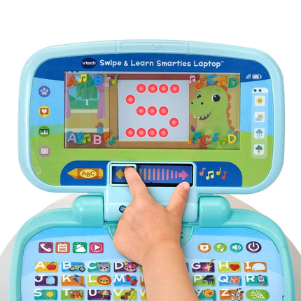 VTech Swipe and Learn Smarties Laptop, Blue