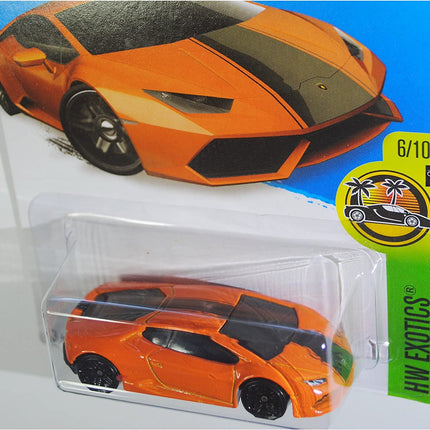 Hot Wheels 2016 HW Exotics Lamborghini Huracan LP610-4 76/250, Orange