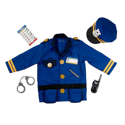 Melissa & Doug Police Officer Role Play Costume Set, Ages 3-6 yrs