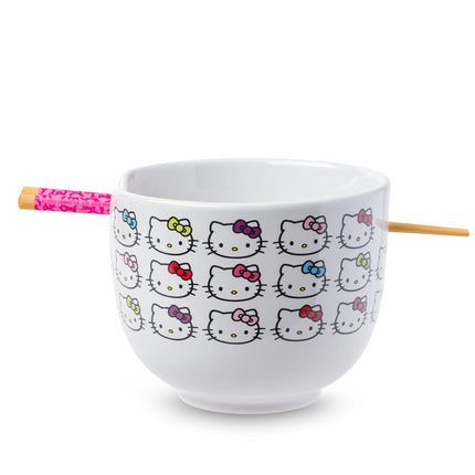 Silver Buffalo Hello Kitty Faces and Bows Ceramic 
