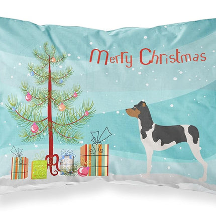 Caroline's Treasures Brazilian Terrier Christmas Pillowcase, Multicolor, Standard