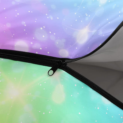 QOOMO Rainbow Waterproof Sleeping Bags for Adults & Kids, 31x90inch