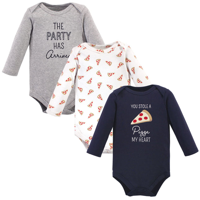 Hudson Baby Baby Boys Cotton Long-sleeve Bodysuits