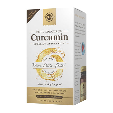 Solgar Full Spectrum Curcumin - 90 Softgels