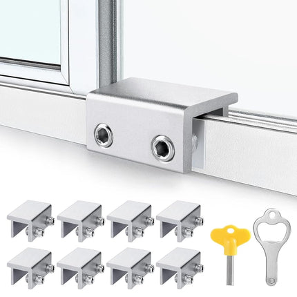 ZRFCXE Window Locks,8 Pack Sliding Window Locks wi