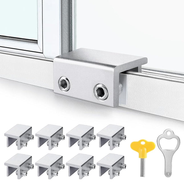 ZRFCXE Window Locks,8 Pack Sliding Window Locks wi