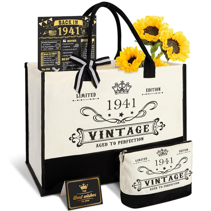 85th Birthday Gift for Women-Vintage 1941 Canvas T