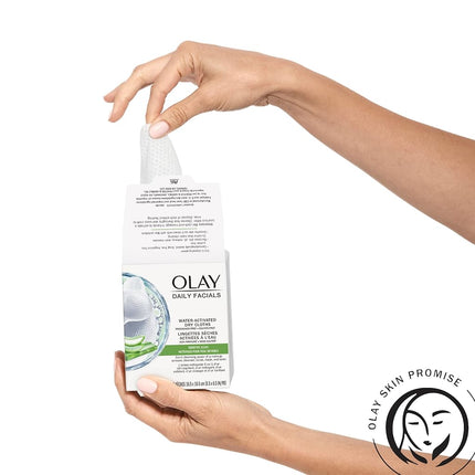 Toallitas faciales diarias Olay 4 en 1 Sensitive, 33 unidades