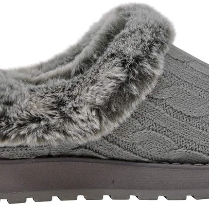 Skechers Women's Keepsakes-Ice Angel Mule, Charcoal, 3 UK