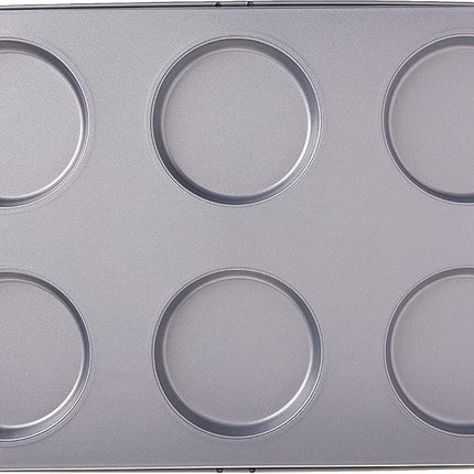 Cuisinart AMB-6MTP Chef's Classic Nonstick 6-Cup Muffin-Top Pan, Silver