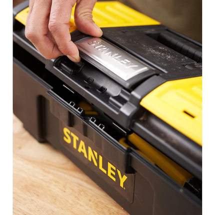 STANLEY 16in One-Touch Toolbox with Removeable Tote Tray, 1-79-216