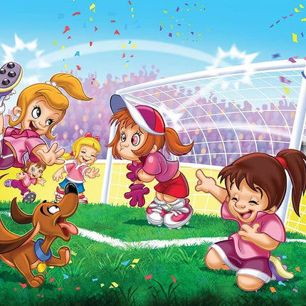 EuroGraphics Go Girls Go! Soccer 100-Piece Puzzle