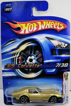 HOT WHEELS 2006 FIRST EDITIONS GOLD '69 CORVETTE 7
