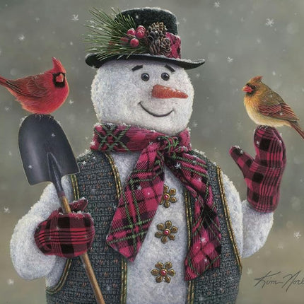 Buffalo Games – Kim Norlien - Snow Grandpa - 500 Piece Silver Select Jigsaw Puzzle Colorful Puzzles for Adults – Precision-Cut Pieces, Beautiful Artwork, and Hours of Relaxing Fun