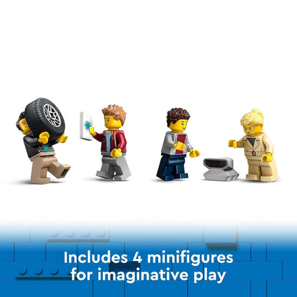 LEGO City Car Transporter Truck with Sports Cars, 4 Vehicle Toy Set for 7 Plus Year Old Kids, Boys & Girls, with Trailer and 4 Minifigures for Imaginative Play, Creative Gift Idea 60408