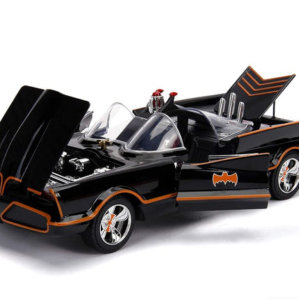 Jada 98625 - BATMOBILE DieCast Model Car from Classic TV Series with Figures Batman and Robin