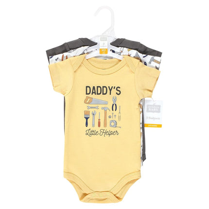 Hudson Baby Baby Cotton Bodysuits, Construction Work, Newborn