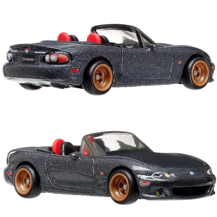 Hot Wheels Premium 2-Pack '04 Mazda Mazdaspeed Miata/Mazda RX7 FC Pandem HRR75 [Mini Car] [3 Years Old and Up]