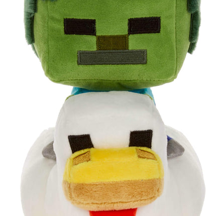 Minecraft 8 Inch Zombie Chicken Jockey Plush