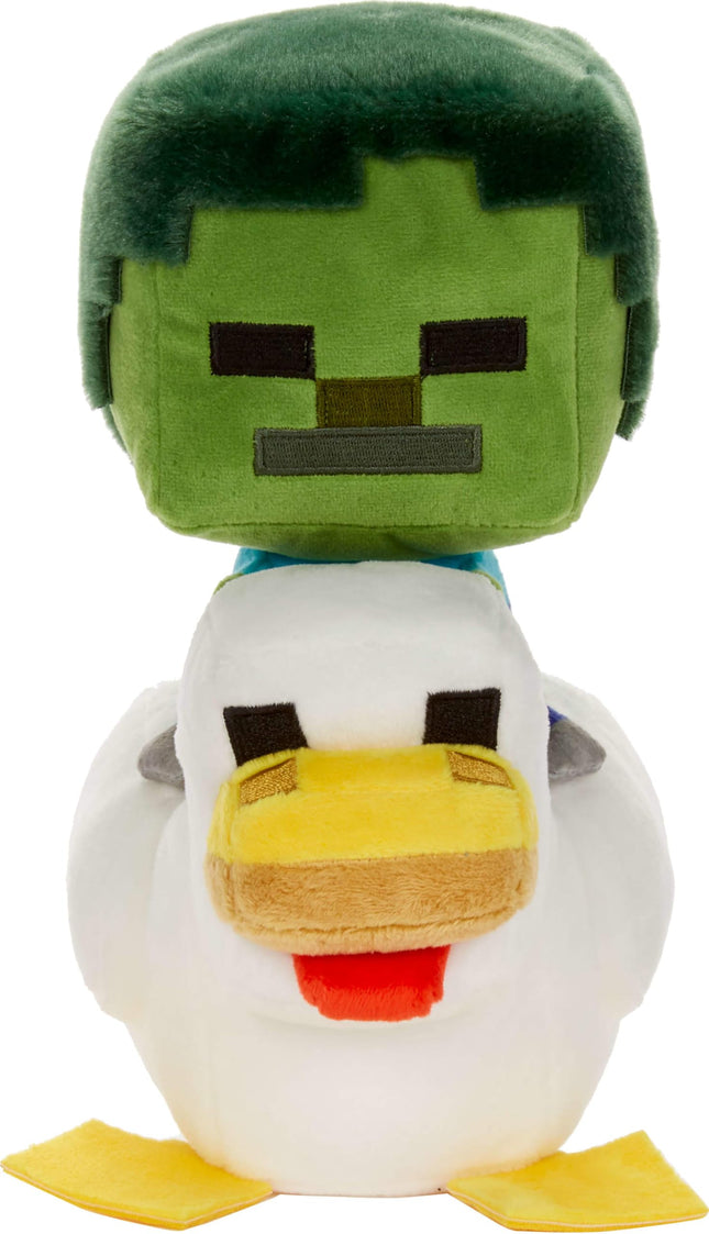 Minecraft 8 Inch Zombie Chicken Jockey Plush