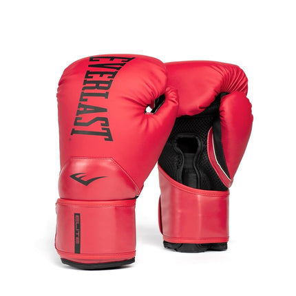 Everlast Elite 2 16oz Boxing Gloves, Red Boxing Gl