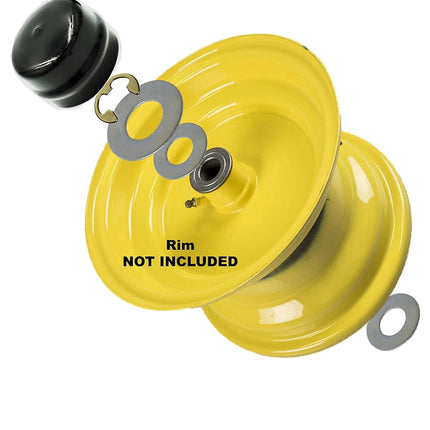 Juego de cojinetes de rueda delantera HD para Husqvarna Craftsman Poulan Jonsered AYP 532009040 9040 9040H 121748X 121749X 12000029 - John Deere M123811 M123253 R27434 24H1398 Z9972H