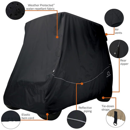 Classic Accessories Unisex's 40-064-340401-00 Accessories, Black, Long Roof