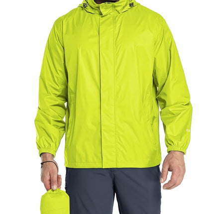 33,000ft Packable Rain Jacket Men's Lightweight Wa