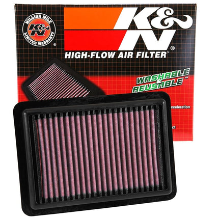 K&N Engine Air Filter: High Performance, Premium, Washable, Panel Filter: 2014-2019 (Fit, HR-V, Jazz, Vezel), 33-5027
